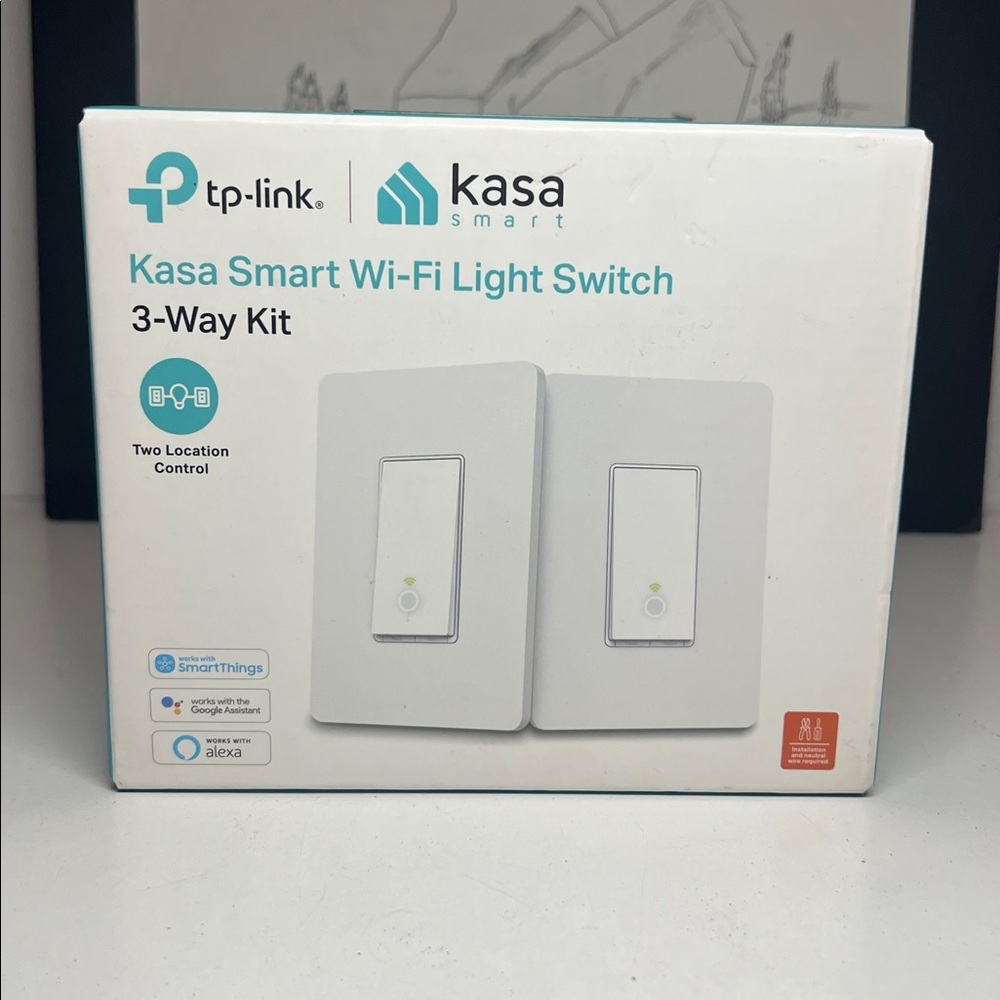 TP-Link Kasa Smart Wi-Fi Light Switch Kit White